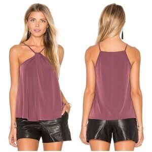 💕BCBGENERATION💕 Racer Front Tank ~ Dusty Eggplant Small S NWT